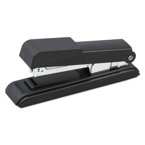 B8 PowerCrown Flat Clinch Premium Stapler, 40-Sheet Capacity, Black