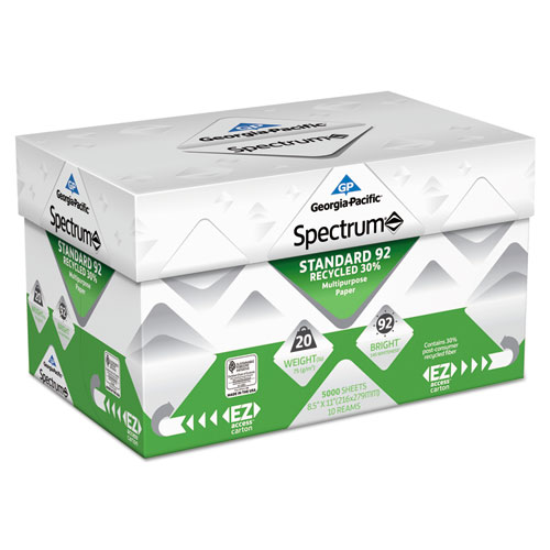 Aspen 8.5 x 11 Paper 500 Sheets/Ream 30% Recycled, Multipurpose Copy Paper