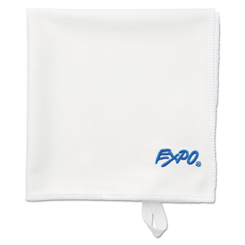 Image of Expo® Microfiber Cleaning Cloth, 1-Ply, 12 X 12, Unscented, White