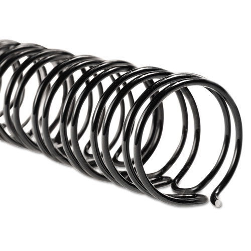 Swingline® GBC® WireBind Spines, 1/4" Diameter, 55 Sheet Capacity, Black, 100/Box