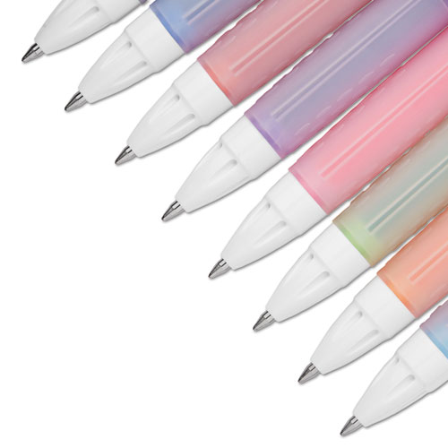 Signo 207 Retractable Gel Pen, Medium 0.7mm, Assorted Ink/Barrel, 8/Set