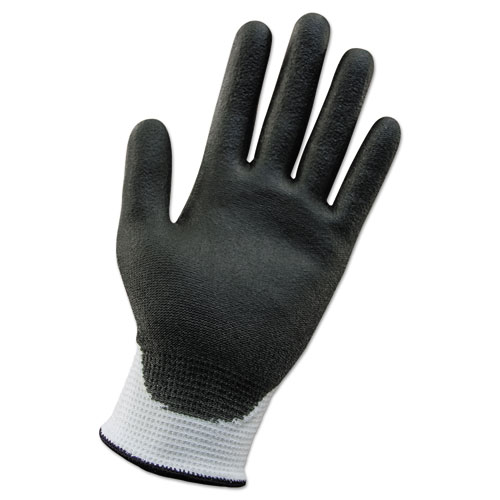 Image of G60 ANSI Level 2 Cut-Resistant Glove, 230 mm Length, Medium/Size 8, White/Black, 12 Pairs