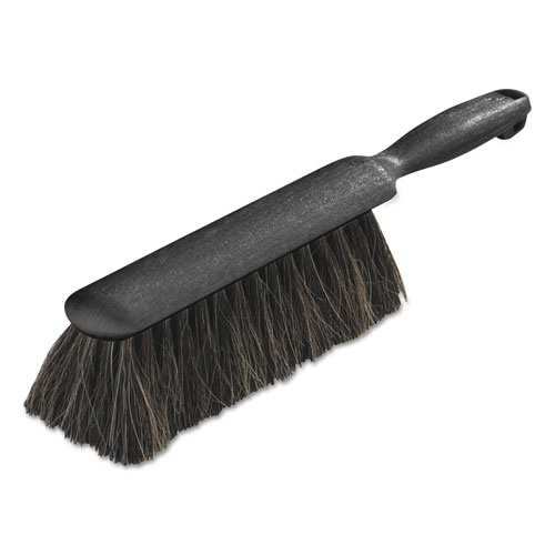 Carlisle Counter/Radiator Brush, Black Horsehair Blend Bristles, 8" Brush, 5" Black Handle