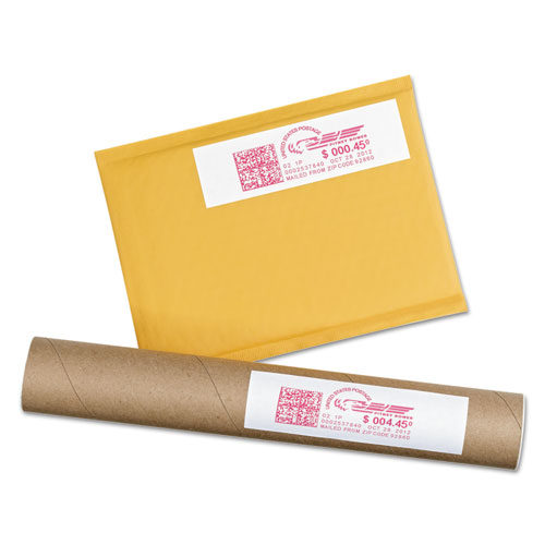 Postage Meter Labels for Personal Post Office, 1.78 x 6, White, 2/Sheet, 30 Sheets/Pack