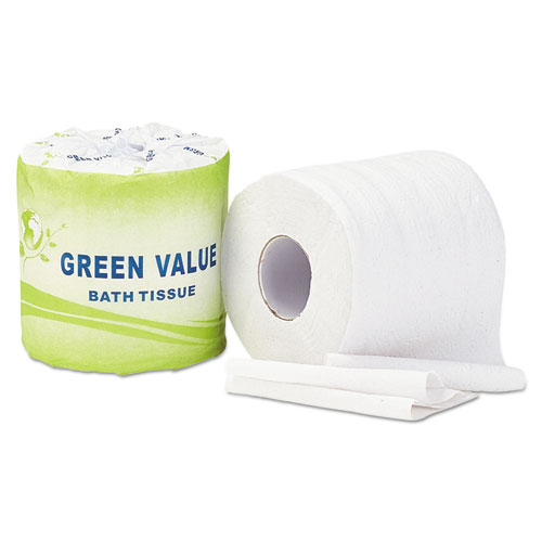 STANDARD BATH TISSUE, SEPTIC SAFE, 2-PLY, WHITE, 3.25 X 4.25, 420 SHEETS/ROLL, 96 ROLLS/CARTON