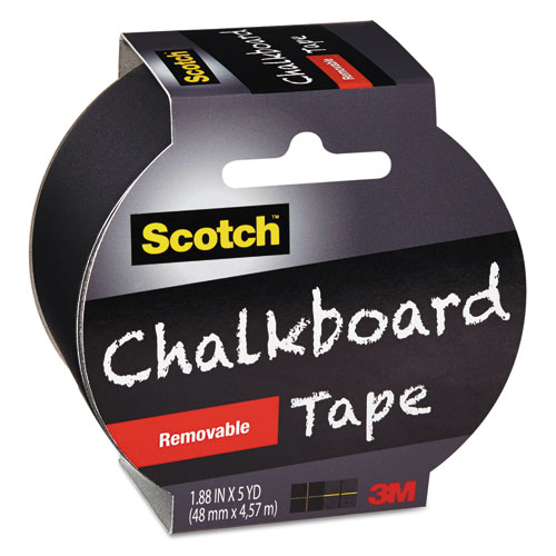 Image of Chalkboard Tape, 3" Core, 1.88" x 5 yds, Black