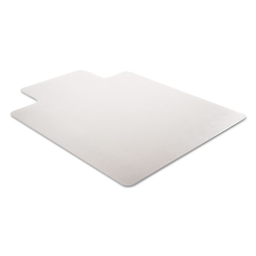 SuperMat Frequent Use Chair Mat, Med Pile Carpet, Flat, 36 x 48, Lipped, Clear