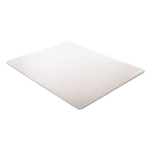 Image of Deflecto® Supermat Frequent Use Chair Mat, Med Pile Carpet, 45 X 53, Beveled Rectangle, Clear