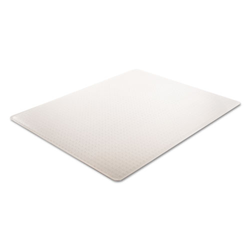 Deflecto® Supermat Frequent Use Chair Mat, Medium Pile Carpet, Flat, 46 X 60, Rectangle, Clear