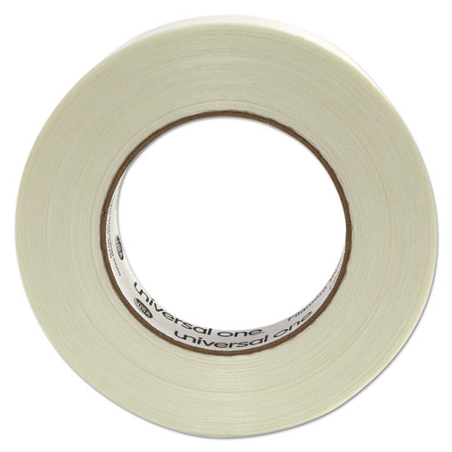 Image of Universal® 350# Premium Filament Tape, 3" Core, 24 Mm X 54.8 M, Clear