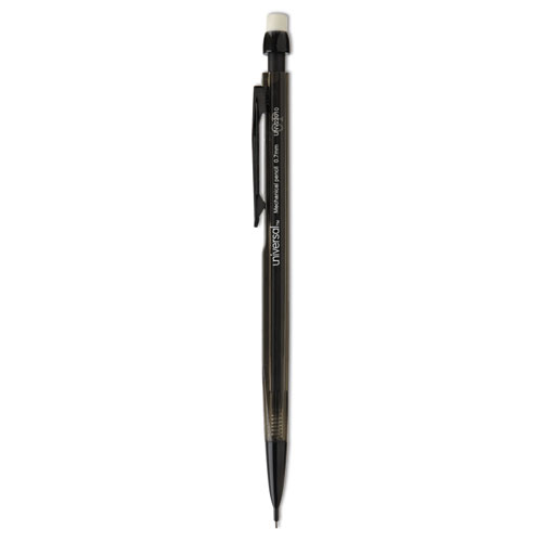 Image of Mechanical Pencil, 0.7 mm, HB (#2.5), Black Lead, Smoke Barrel, Dozen