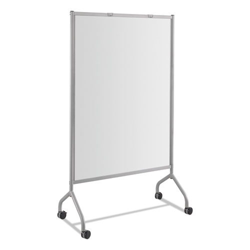 Image of Safco® Impromptu Magnetic Whiteboard Collaboration Screen, 42W X 21.5D X 72H, Gray/White