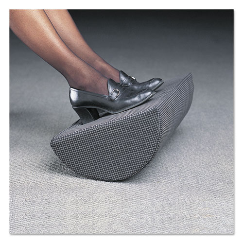 Image of Safco® Half-Cylinder Padded Foot Cushion, 17.5W X 11.5D X 6.25H, Black