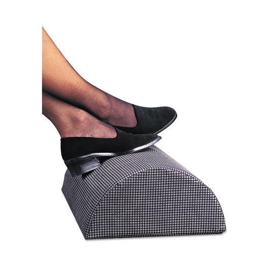 Half-Cylinder Padded Foot Cushion, 17.5w x 11.5d x 6.25h, Black