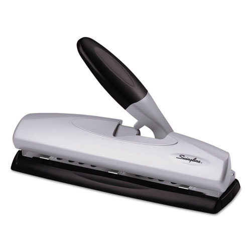 28-Sheet Commercial Electric Three-Hole Punch, 9/32 Holes, Black/Silver -  mastersupplyonline