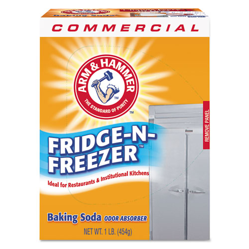 Image of Fridge-N-Freezer Pack Baking Soda, Unscented, Powder, 16 oz, 12/Carton