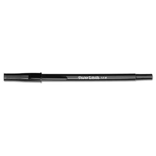 Write Bros Stick Ballpoint Pen, Black Ink, 1mm, Dozen