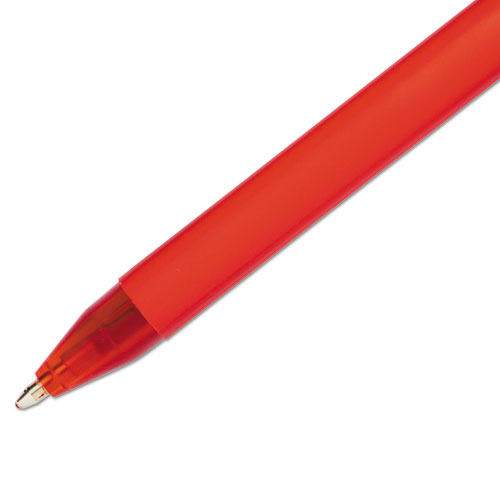 Image of Paper Mate® Comfortmate Ultra Ballpoint Pen, Stick, Medium 1 Mm, Red Ink, Red Barrel, Dozen