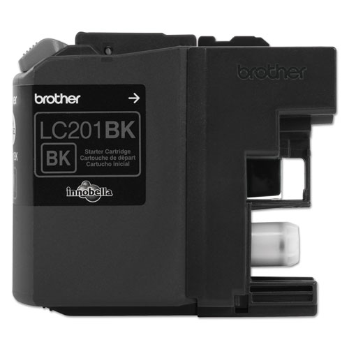 Image of Brother Lc201Bk Innobella Ink, 260 Page-Yield, Black