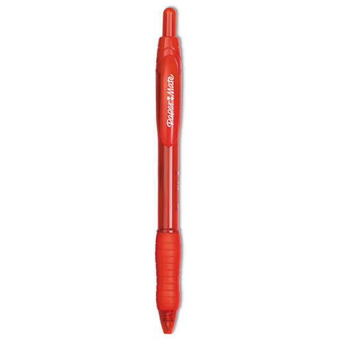 Profile Ballpoint Pen, Retractable, Bold 1.4 mm, Red Ink