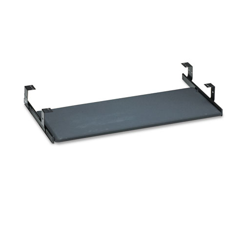 UNIVERSAL KEYBOARD SHELF ACCESSORY, 30.13W X 16.63D X 4H, BLACK