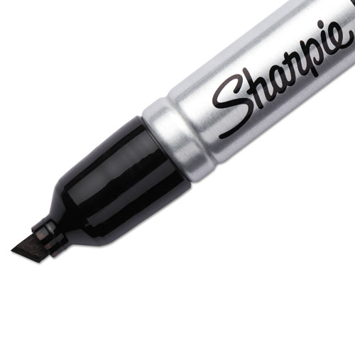 Image of Sharpie® King Size Permanent Marker, Broad Chisel Tip, Black, 4/Pack