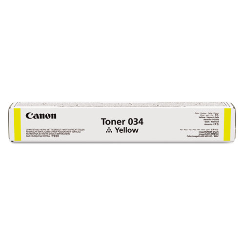 Canon® 9451B001 (034) Toner, 7,300 Page-Yield, Yellow