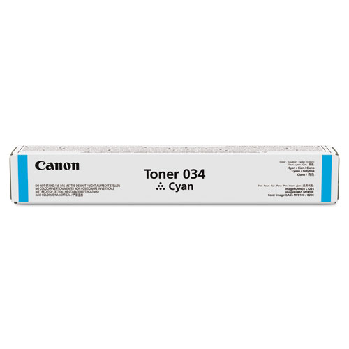 Canon® 9453B001 (034) Toner, 7,300 Page-Yield, Cyan