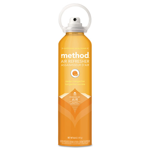 Method® Air Refresher, Sweet Tangerine, 6.9 oz Aerosol, 6/Carton