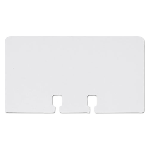 Image of Plain Unruled Refill Card, 2.25 x 4, White, 100 Cards/Pack