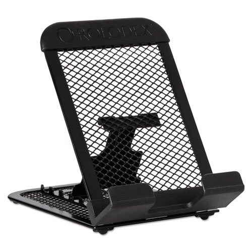 MESH MOBILE DEVICE STAND, 1.63" X 5.05" X 5", BLACK, SUPPORTS 5 LBS