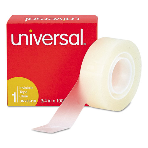 Image of Invisible Tape, 1" Core, 0.75" x 83.33 ft, Clear, 6/Pack
