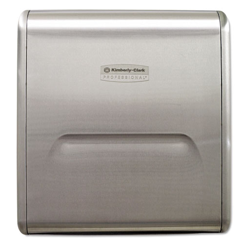 Kimberly-Clark Professional* Mod Stainless Steel Recessed Dispenser Housing, 11.13 X 4 X 15.37
