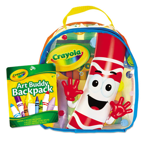 Crayola® Art Buddy Backpack, 38 Pieces, Ages 4 and Up