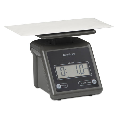 Image of Electronic Postal Scale, 7 lb Capacity, 5.5 x 5.2 Platform, Gray