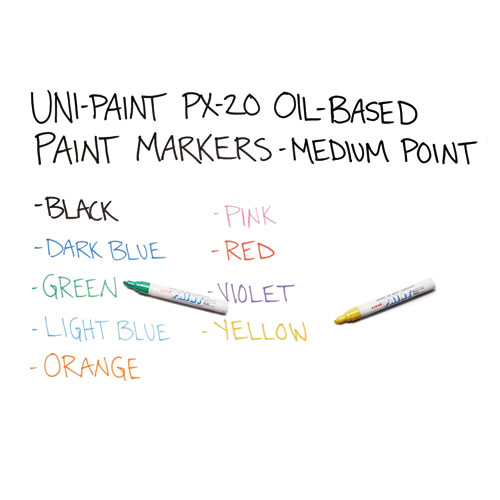 Permanent Marker, Fine Bullet Tip, Assorted Colors, 12/Set