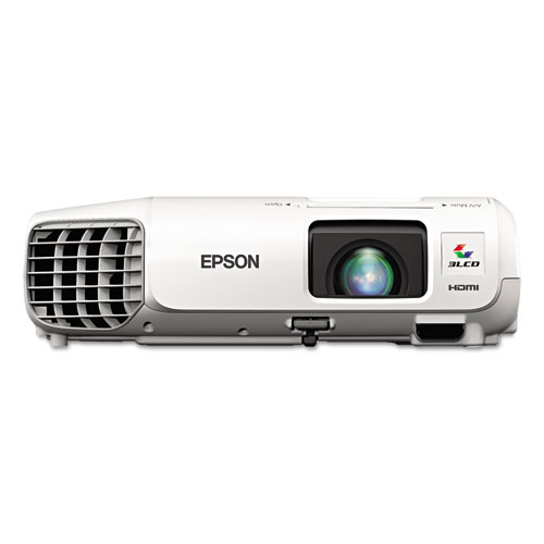 Epson® PowerLite 97H XGA 3LCD Projector, 2700 Lumens, 1024 x 768 Pixels, 1.2x Zoom