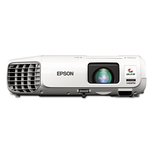 Epson® PowerLite 955WH WXGA 3LCD Projector, 3200 Lumens, 1280 x 800 Pixels, 1.6x Zoom