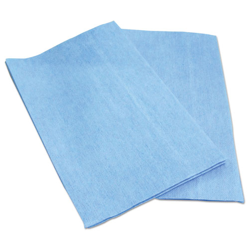 Foodservice Wipers, 13 x 21, Blue, 150/Carton