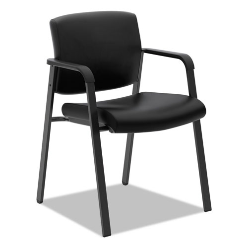 HON® HVL605 Guest Chair, 23.5" x 24" x 35", Black