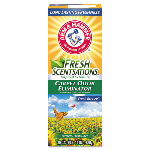 Fresh Scentsations Carpet Odor Eliminator, Fresh Breeze, 30 Oz Box