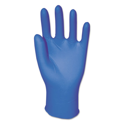 Disposable General-Purpose Powder-Free Nitrile Gloves, L, Blue, 5 Mil, 100/box