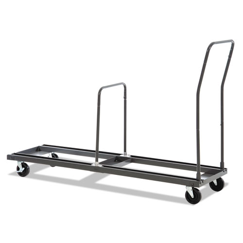 Image of Chair/Table Cart, Metal, 600 lb Capacity, 20.86" x 50.78" to 72.04" x 43.3", Black