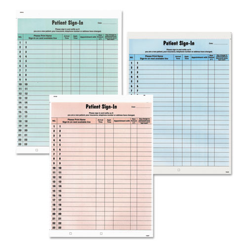 Patient Sign-in Label Forms TAB14532 