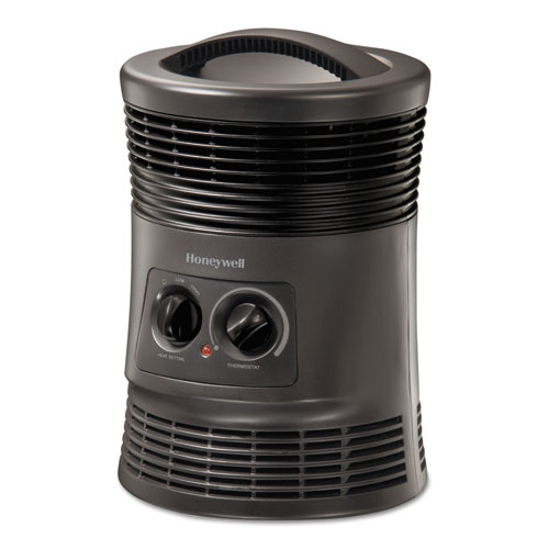 360 Surround Fan Forced Heater, 9 x 9 x 12, Gray | by Plexsupply