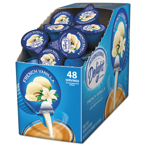 International Delight® Flavored Liquid Non-Dairy Coffee Creamer, Caramel Macchiato, Mini Cups, 24/Box