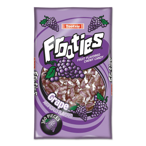 Tootsie Roll® Frooties, Grape, 38.8oz Bag, 360 Pieces/Bag