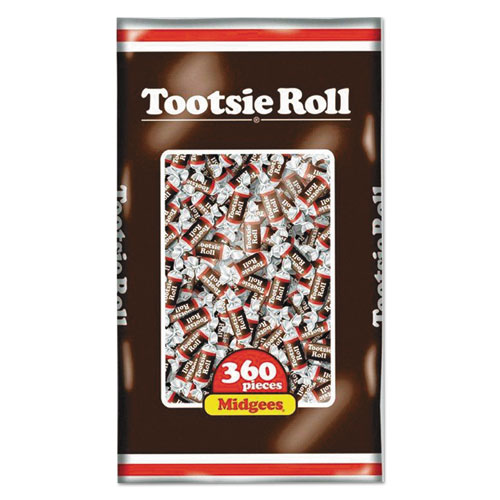 Tootsie Roll® Midgees, Original, 38.8oz Bag, 360 Pieces