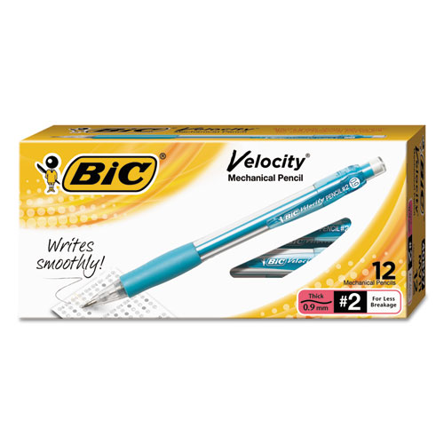 BIC® Velocity Original Mechanical Pencil, .9mm, Turquoise