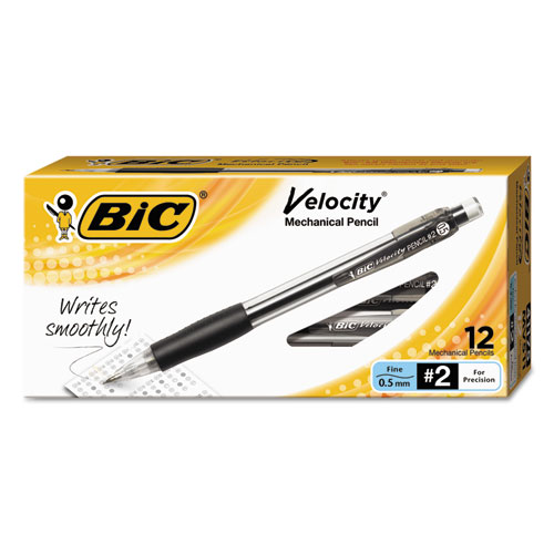 BIC® Velocity Original Mechanical Pencil, .5mm, Black